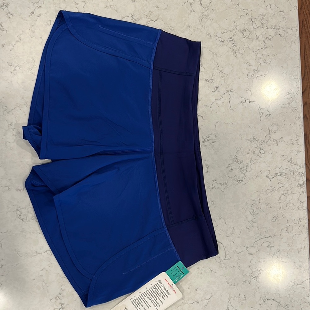 Women's Blue Athletic Shorts